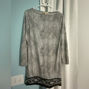 Michael Kors Black and White Dress Size S